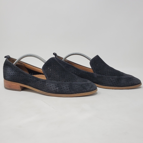 Susina Shoes - Susina Suede Diamond Hole Design Loafer Casual